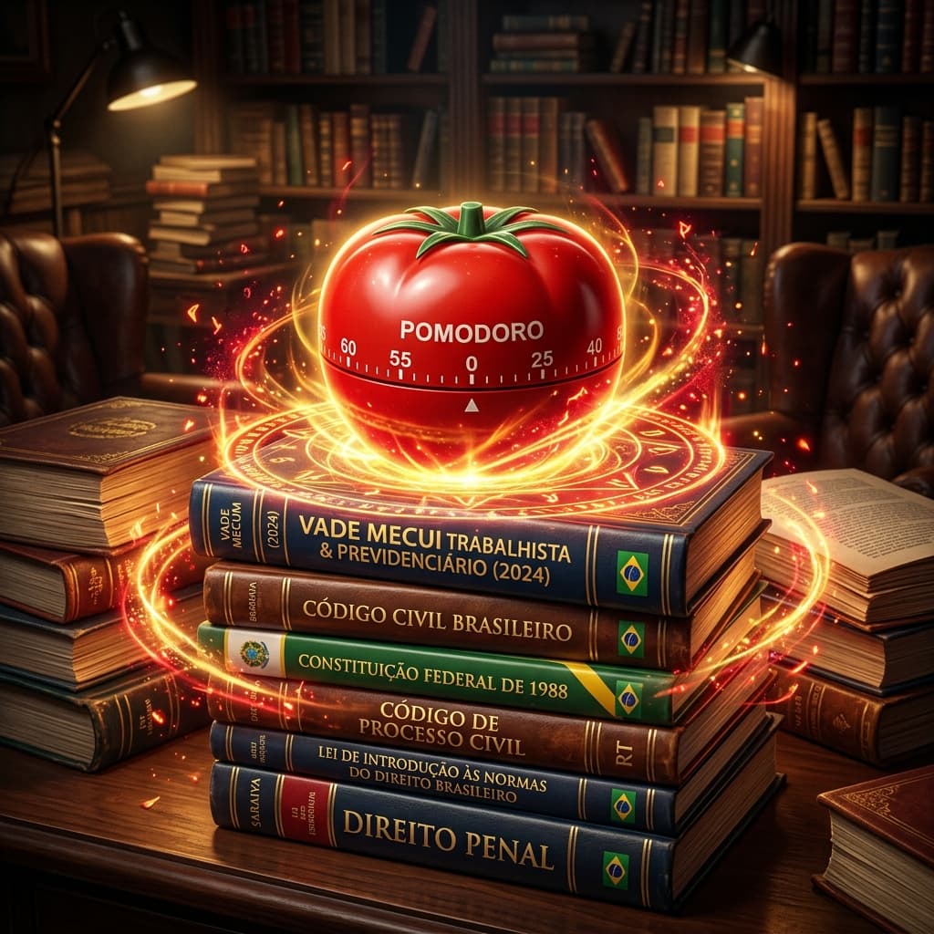 Técnica Pomodoro para Concursos Públicos: Como Estudar com Foco Máximo